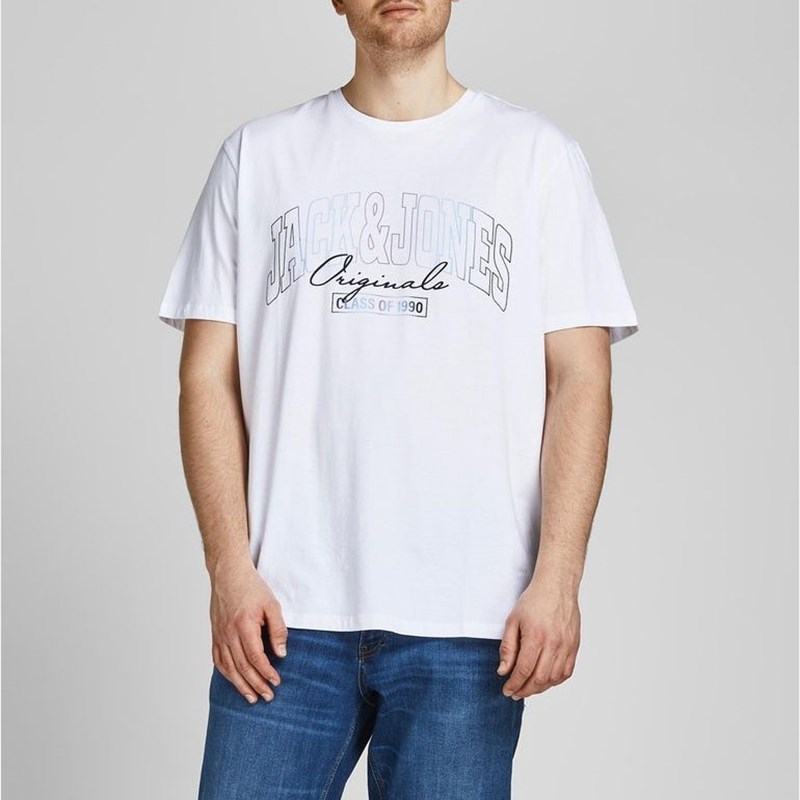 Ανδρικό T-shirt Crewneck (Plus Size)
