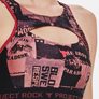 Γυναικείο Μπουστάκι Project Rock Crossback Printed Sports (Medium Support)